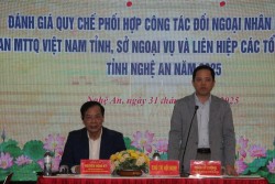 Nghệ An Đánh giá công tác phối hợp về tăng cường đối ngoại nhân dân năm 2025