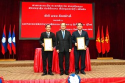 Tỉnh Xiengkhouang có Bí thư Tỉnh ủy mới