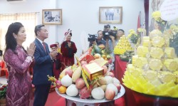 Tổng Hội người Việt Nam tại Lào trang trọng tổ chức Lễ vọng Giỗ Tổ Hùng Vương