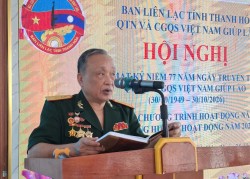 Thanh Hóa: Người lính tình nguyện, son sắt tình hữu nghị Việt – Lào