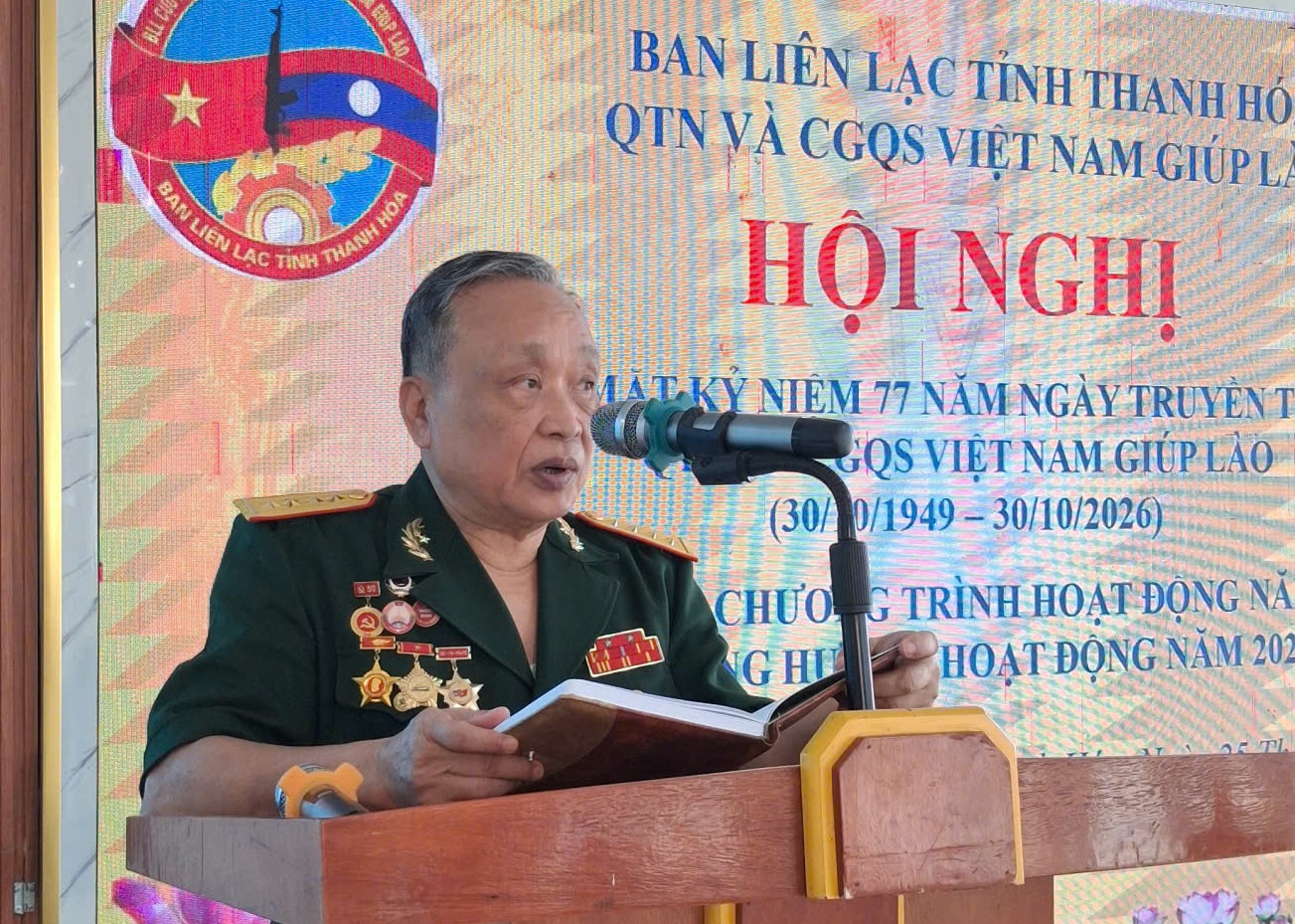 Thanh Hóa: Người lính tình nguyện, son sắt tình hữu nghị Việt – Lào
