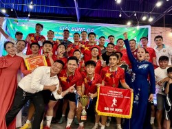 Cộng đồng người Việt tại Lào kết thúc tốt đẹp Giải bóng đá mừng 135 năm Ngày sinh Bác Hồ